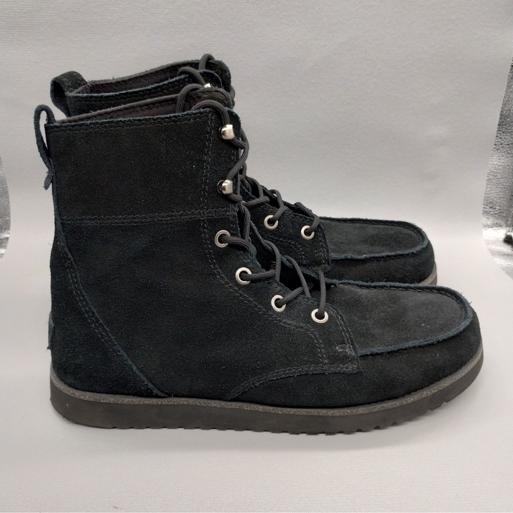 Koolaburra By UGG Neston Mens Black Suede Boots Size 13 Casual Australia Lined